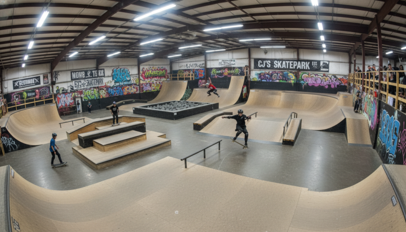 CJ's Skatepark Toronto indoor skateboarding CJ's Skatepark Toronto indoor skateboarding