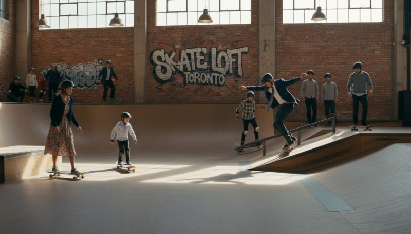 Skate Loft Toronto indoor skateboarding Skate Loft Toronto indoor skateboarding
