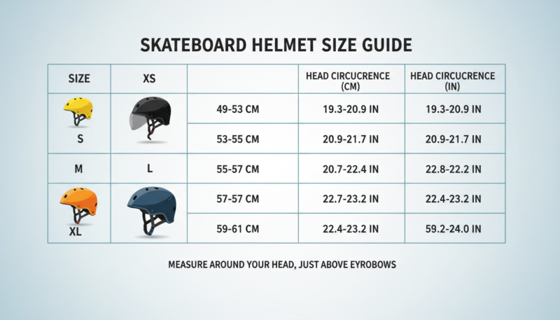 skateboard helmet size chart skateboard helmet size chart